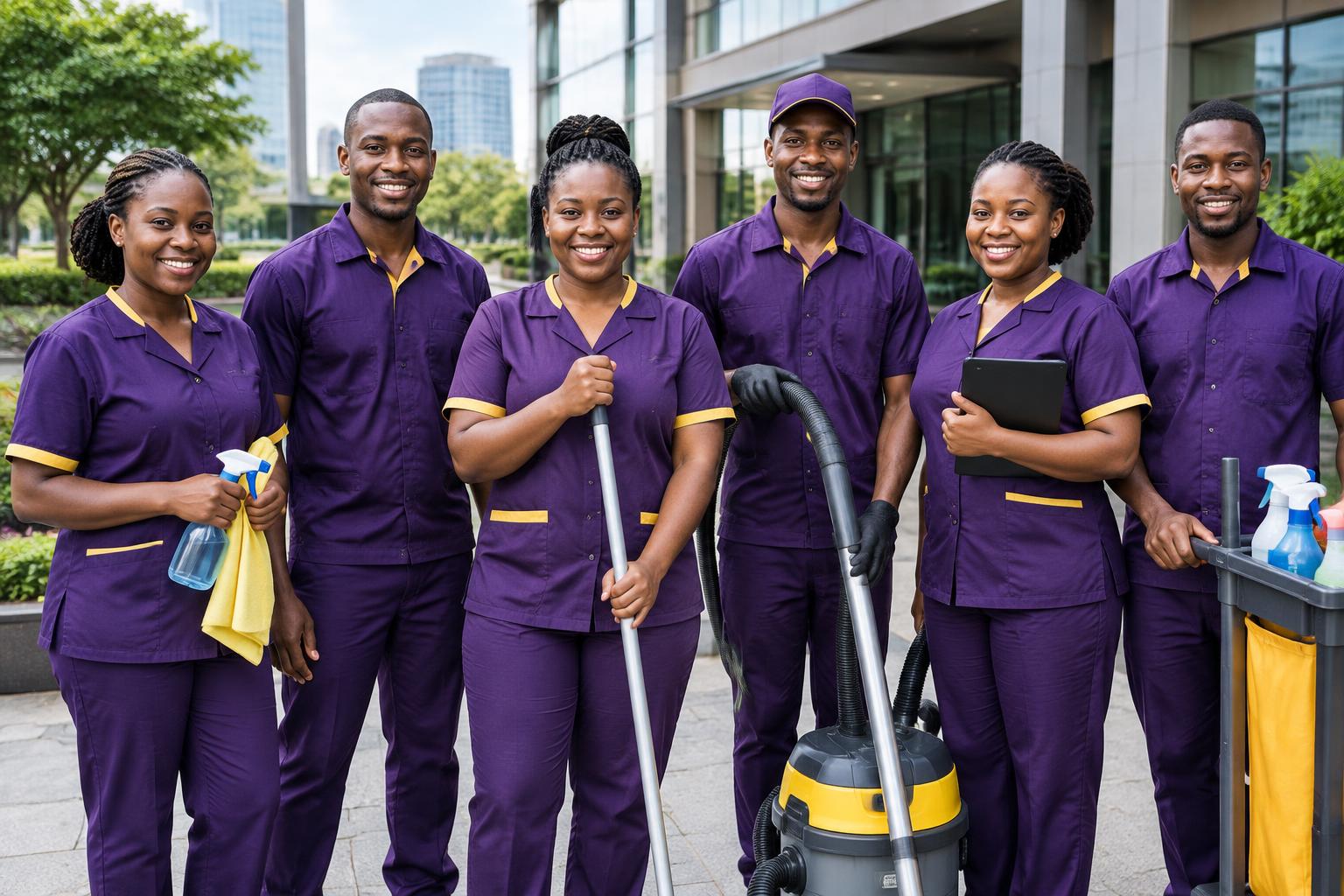 Peakam Sparkles professional service team in Nairobi